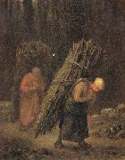 Jean Francois Millet Peasant Women Carrying Faggots USA oil painting reproduction